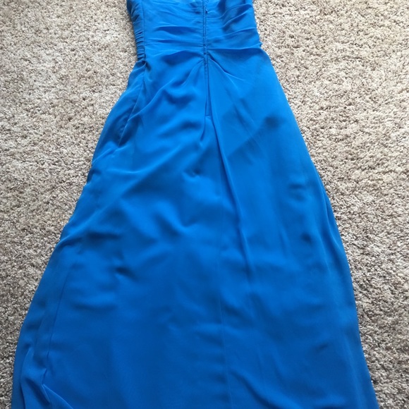 Alfred Angelo marine blue sz 4 bridesmaid dress. - Picture 3 of 8